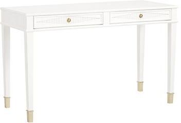 Margaret Desk - Soft Rubbed White - Ballard Designs