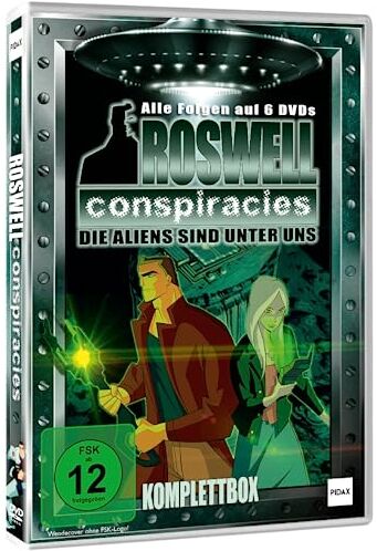 Roswell Conspiracies Komplettbox - Die Aliens sind unter uns - Science Fiction + Action Zeichentrickserie mit Alieninvasion - Kultserie mit 40 Episoden [6 DVDs] - Preis vom 03.10.2026 20:43:07 h