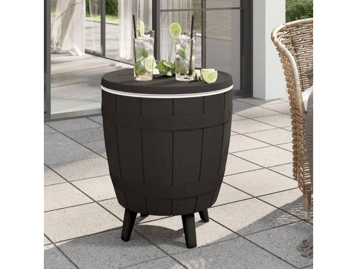 (Summer sales 2025) Table à glacière 3 en 1 - GKK - noir polypropylène(51)