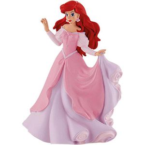 Bullyland Spielfigur Disney Arielle, ab 3 Jahre, Prinzessin Arielle im rosa Kleid, 7,2 x 10 cm