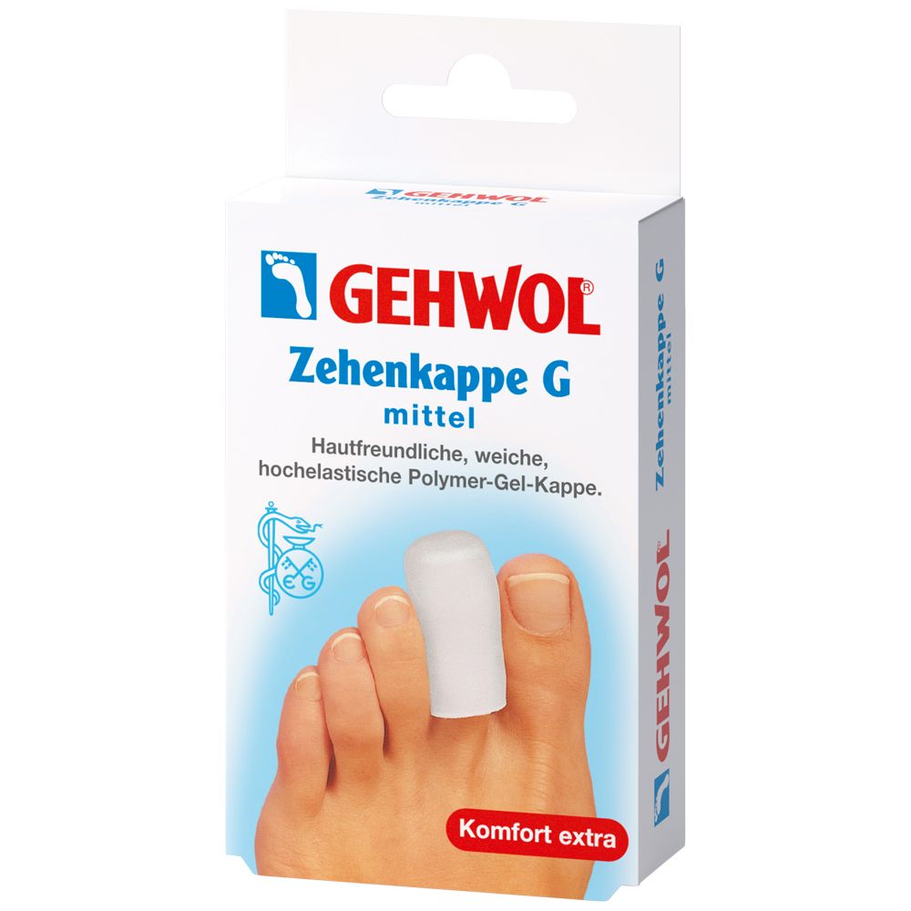 Gehwol Polymer Gel Zehenkappe G mittel 2 St Einlagen