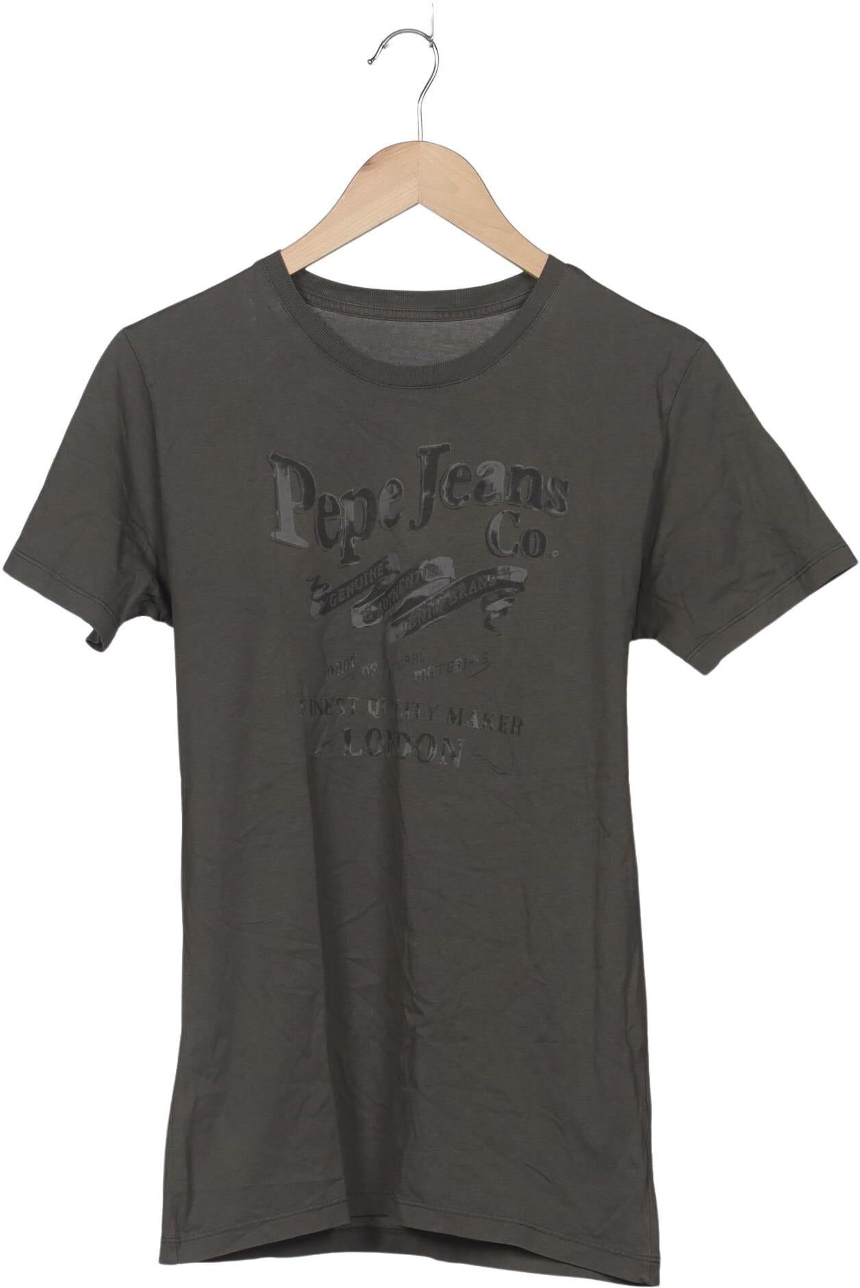 Pepe Jeans Herren T-Shirt, Grau, Gr. M, Baumwolle - Second Hand
