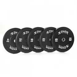 Thor Fitness Schwarz Stoßstangen-Gewichtsscheiben 5kg / 50mm (1 Stck)