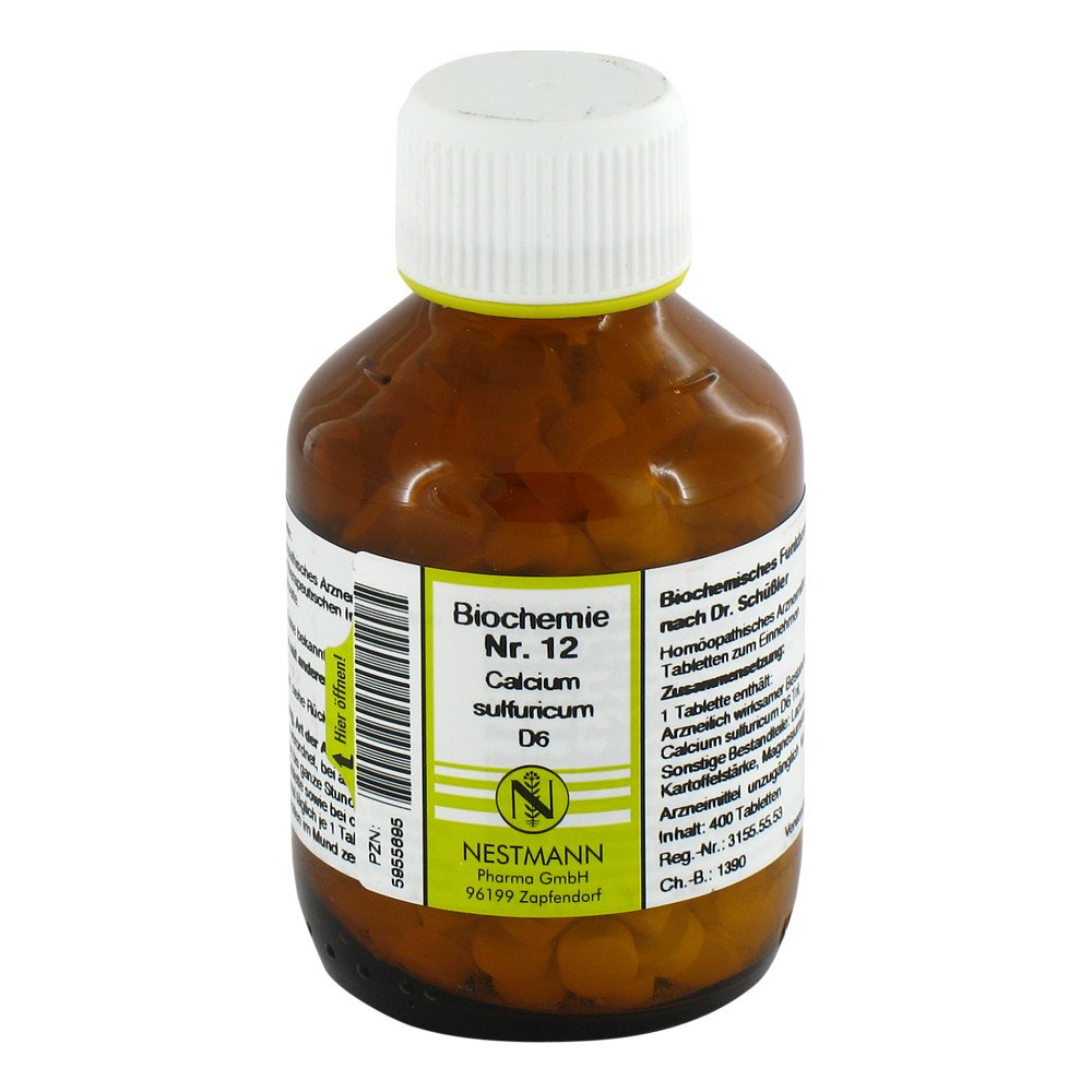 NESTMANN Pharma GmbH Biochemie 12 Calcium sulfuricum D6 Tabletten 05955695