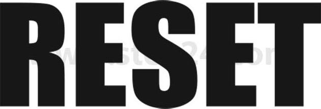 Georg Schlegel Typeplaatje RESET Wit
