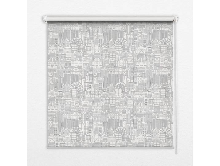 INNENROLLO - Fensterrollo - Rollo - 60x40 cm - Skizze der Stadt