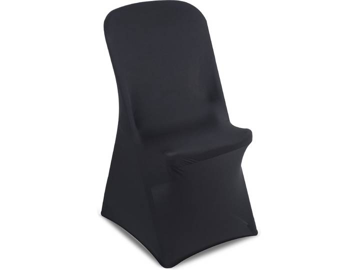 GreenBlue - Zwarte catering stoelhoes\, 88x50x45cm\, Spandex\, GB373