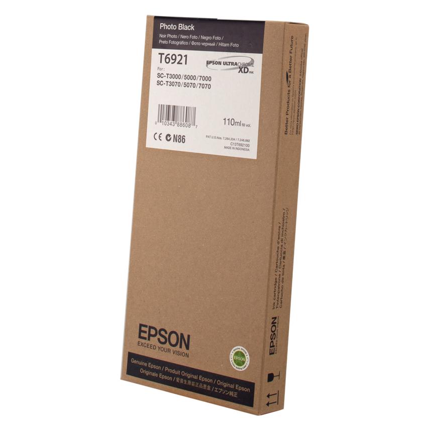 Epson T692100 Tinte foto schwarz Standardkapazität 110ml 1er-Pack UltraChrome XD (BK) (C13T692100)