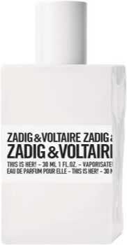 ZADIG&VOLTAIRE THIS IS HER! Eau de Parfum recarregável para mulheres 30 ml. THIS IS HER!