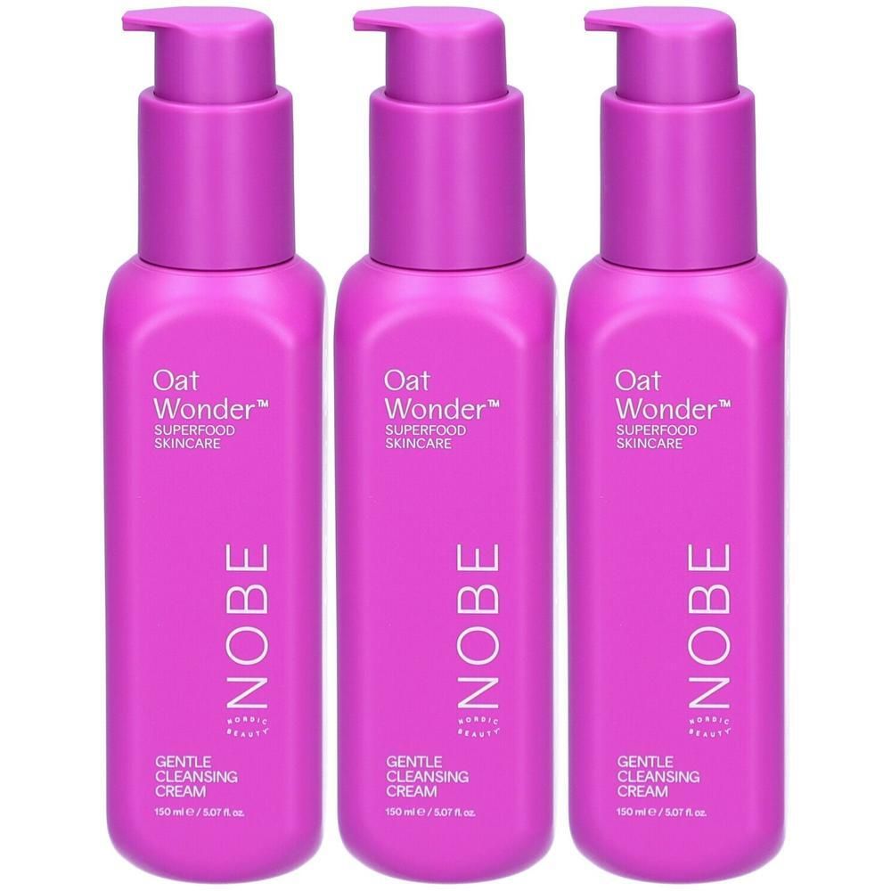 Nobe Oat Wonder Gentle Cleansing Cream 150 ml x3 3x150