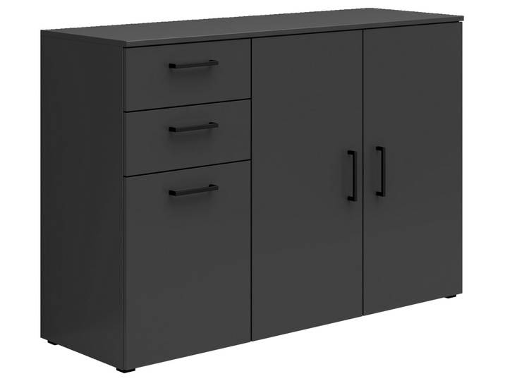 Carryhome Kommode MULTISTAURAUM, Graphit, Holznachbildung