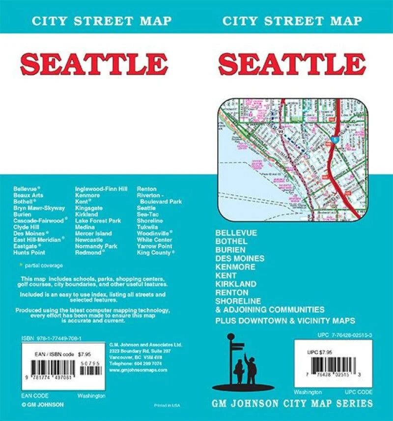 Plan de ville - Seattle (Washington)   GM Johnson