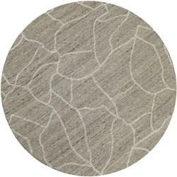 WECONhome Kurzflorteppich Hamptons FORTYONE taupe 180 cm rund