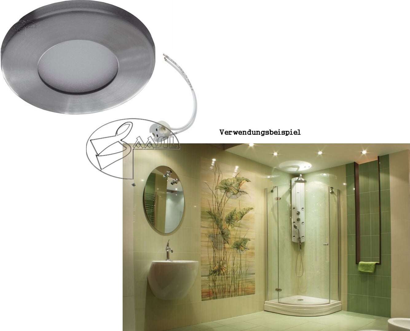 Kanlux 4704 MARIN CT-S80-SN ronde inbouwlamp