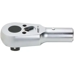 Hazet, Ratsche, Umschalt-Knarrenkopf 1116 - Vierkant massiv 25 mm (1 Zoll) - Gesamtlänge: 195 m (1")