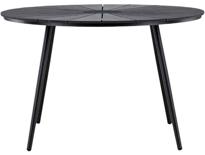 San Vito Gartentisch Ø120cm schwarz.