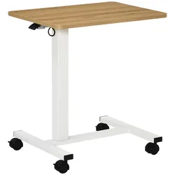 SCHREIBTISCH Laptoptisch mit Gaslift Höhenverstellbar C-Form Beweglich bis 70kg