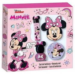 Cartoon Minnie Belleza Maquillaje Estuche 4 Piezas