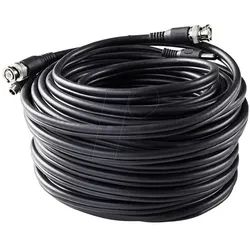 Nedis CCTVCA10BK200 - CCTV Bezpečnostní Kabel BNC / DC RG59 20 m předem sestavené konektory, Antennenkabel