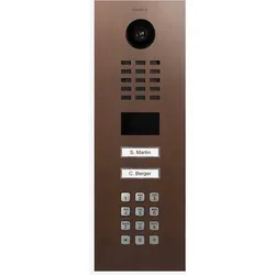 DoorBird D2102KV IP Video Türsprechanlage – Echte Baubronze