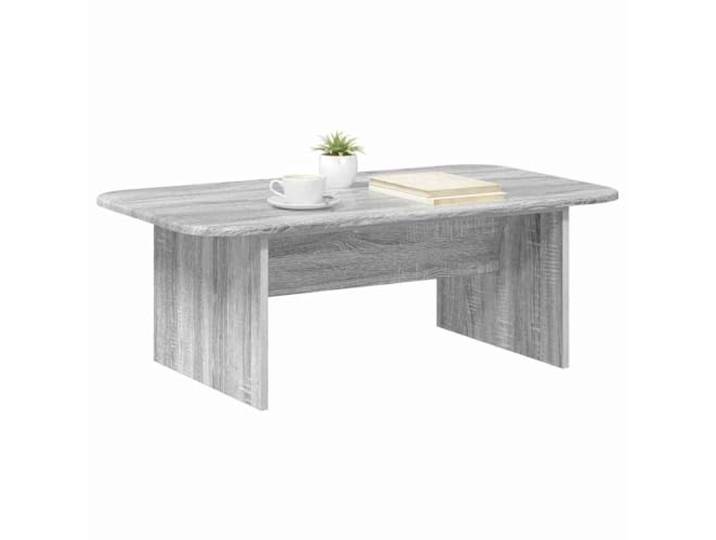 KTHLBRH Kaffeetisch, Grau, Sonoma, 93 x 53 x 33 cm Technisches Holz, modernes rechteckiges Design, Aufbewahrungsfach, minimalistischer Stil