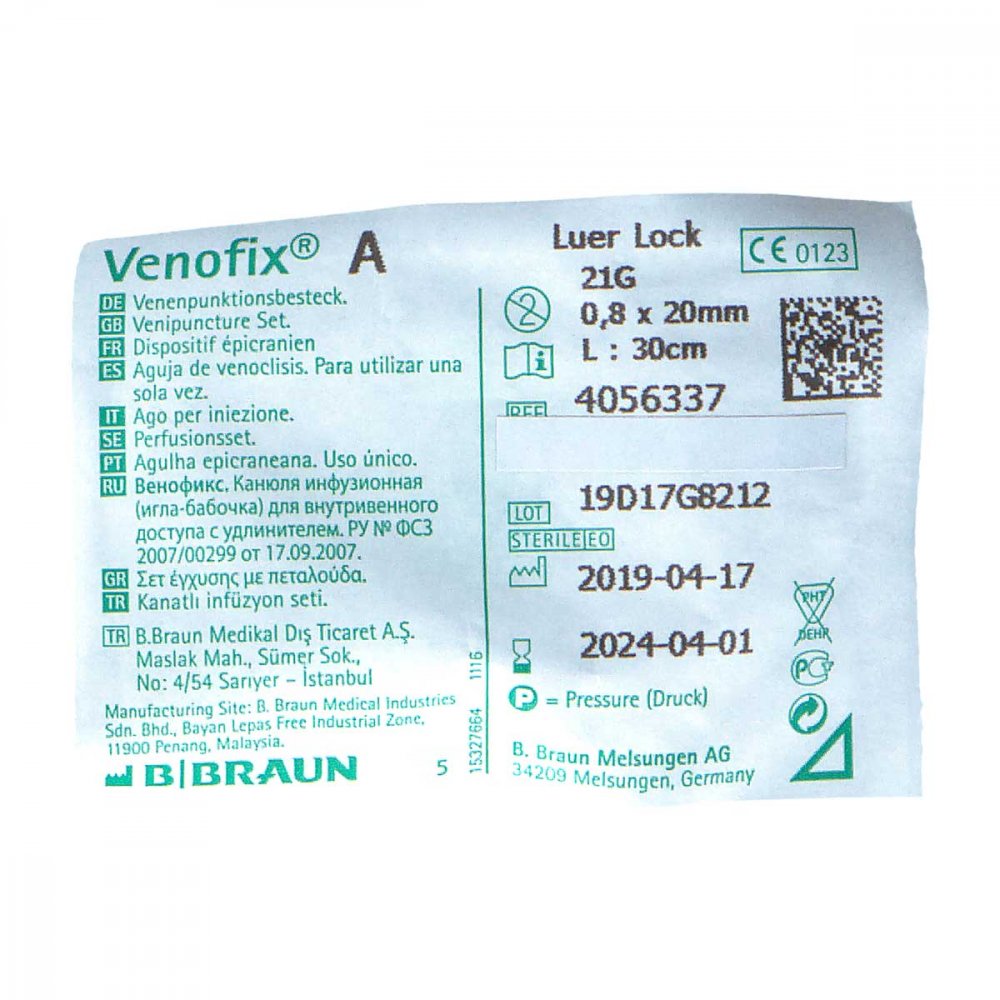 1001 Artikel Medical GmbH Infusionszubehör Venofix A G21 0,8mm grün 08482180