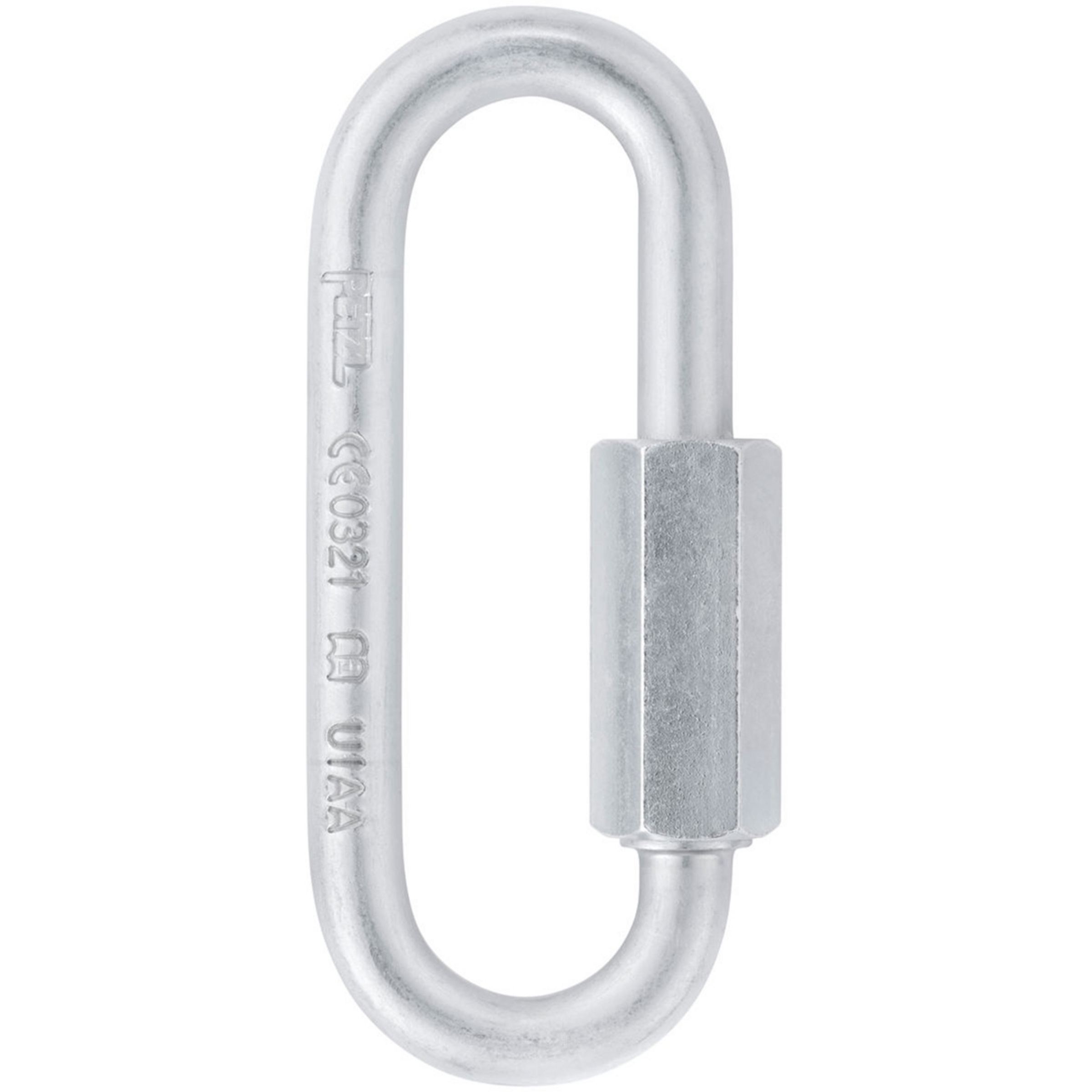 Petzl Go Schließring Karabiner weiss Größe 8mm Alpinklettern