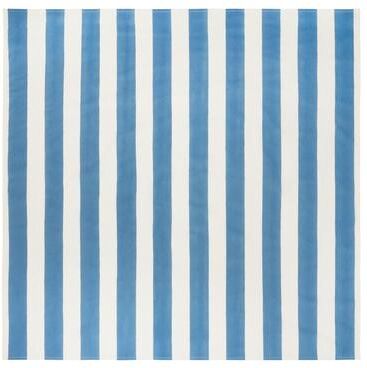 "Couleur Nature St. Tropez Tablecloth - Blue Stripes - 59"" x 59"""