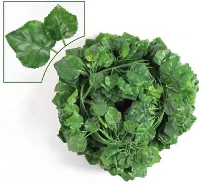 Inspire Essentials Artificial Ivy Garland Green Vine Wall Decor 2 32.8 Feet 5 Strings