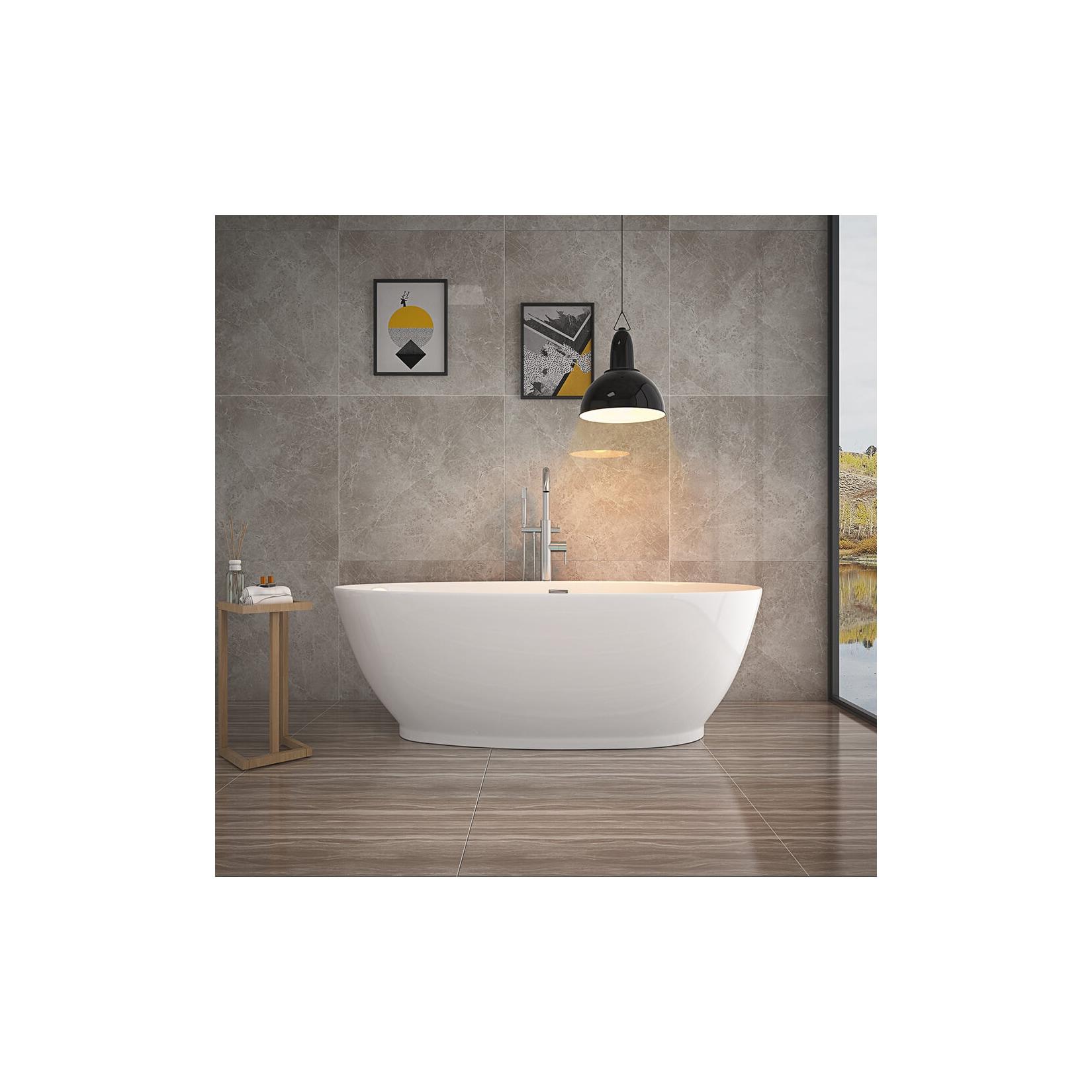 HOME DELUXE Freistehende Badewanne DELIA - 180 x 90 cm