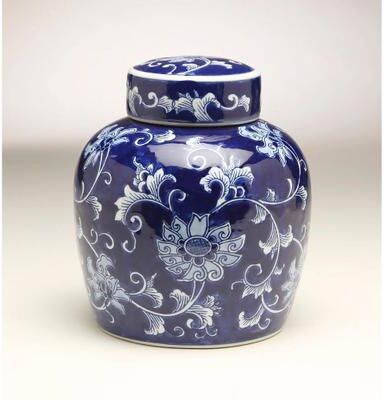 Orchard Creek Designs "Desin 9"" Porcelain Jar"