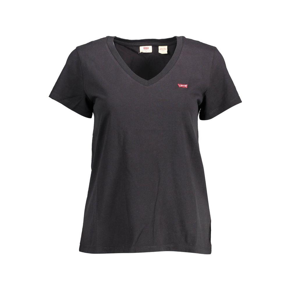 V-Ausschnitt Kurzarmshirt