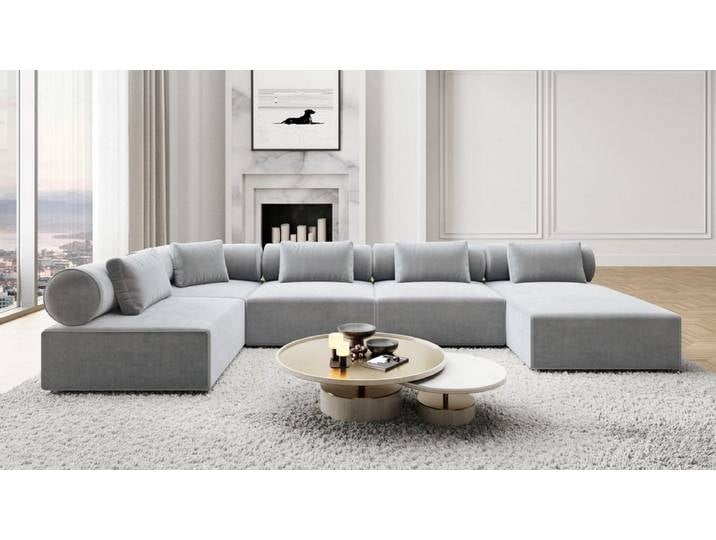 Couchlandschaft Laguardia U-Form in Stoff