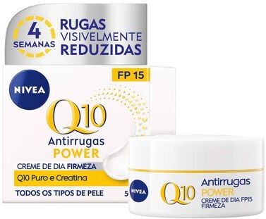 Nivea Creme de Rosto Antirrugas Dia FP15 Q10 Power 50 ml