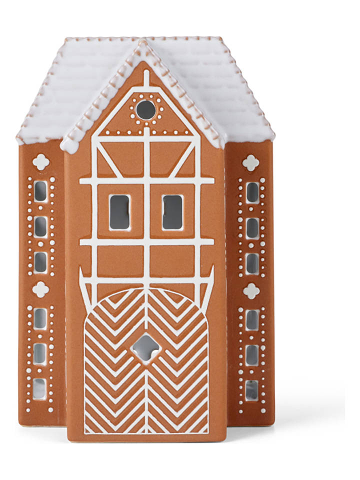 Kähler Lichthaus " Gingerbread Lyshus" in Hellbraun - (H)17 cm - onesize