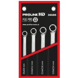 Proline, Schraubenzieher, Pro-Line doppelseitiger Torx-Schlüsselsatz E6-E24 4-tlg. (36680)