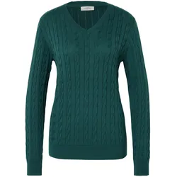 Tchibo - Zopfstrickpullover - Damen - Gr. S - petrol