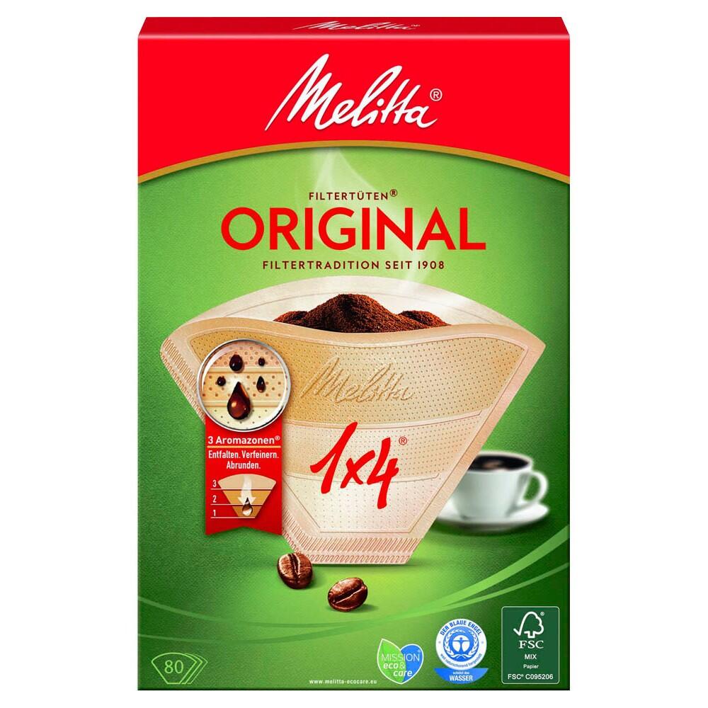 Melitta ORIGINAL 1x4 Kaffeefilter - 80 Stück 1097-61
