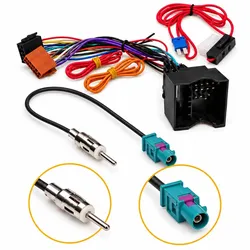 Mercedes CLS E G GL ML Fakra DIN Adapter mit Zündplus