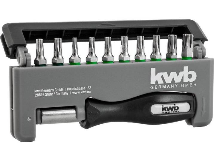 KWB Torx 12-delige schroevendraaier bit-box INDUSTRIAL STEEL
