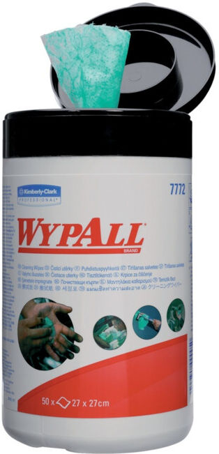 WYPALL Lingettes de nettoyage 27x27cm boîte de 50 lingettes (7772)