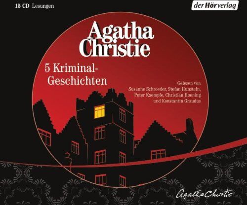 Agatha Christie - Fünf Kriminal-Geschichten: Sie kamen nach Bagdad / Blausäure / Alter schützt vor Scharfsinn nicht / Und dann gab's keines mehr / Ein Schritt ins Leere - Preis vom 30.09.2026 09:01:18 h
