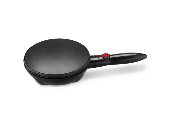 Trisa Electronics Crepesgerät, Schwarz, Kunststoff, 20.0x7.7x37.6 cm, RoHS, Elektrogeräte