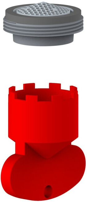 Keuco Régulateur de jet avec accessoires, rechange ARM 50100 50100000520 chromé (50100000520)