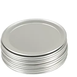 GVK ECO Pizzablech rund aus Aluminium 12 Stück Ø 203 mm