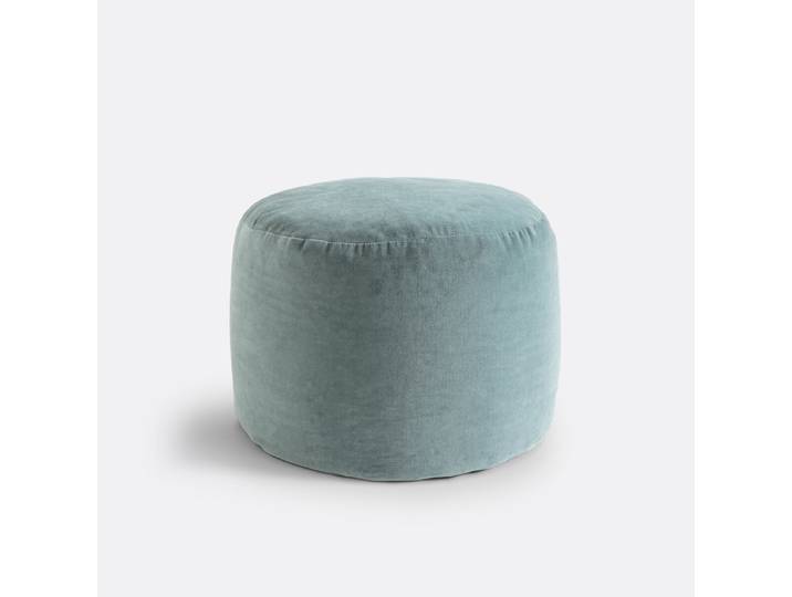 LA REDOUTE Pouf velours Velvet Vert Céladon