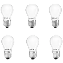 6er Sparset  OSRAM E27 LED STAR RETROFIT Glühbirne matt 5,9W wie 60W warmweißes Licht