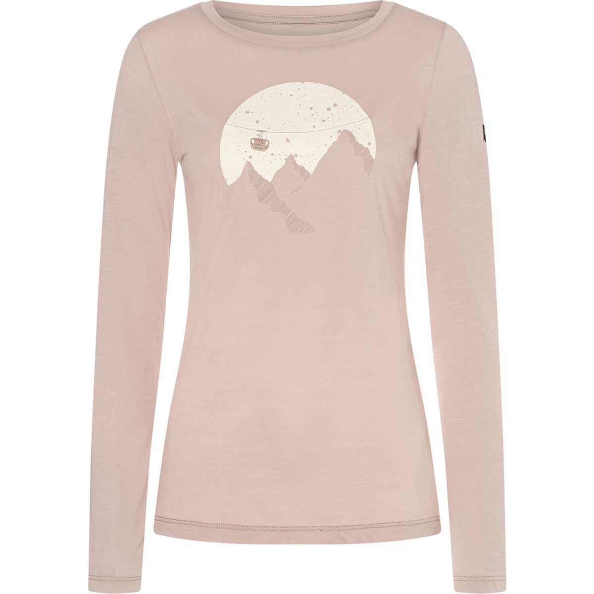 Super.Natural W Gondola LS dusty rose/various (66J) S SNWP0404666JS