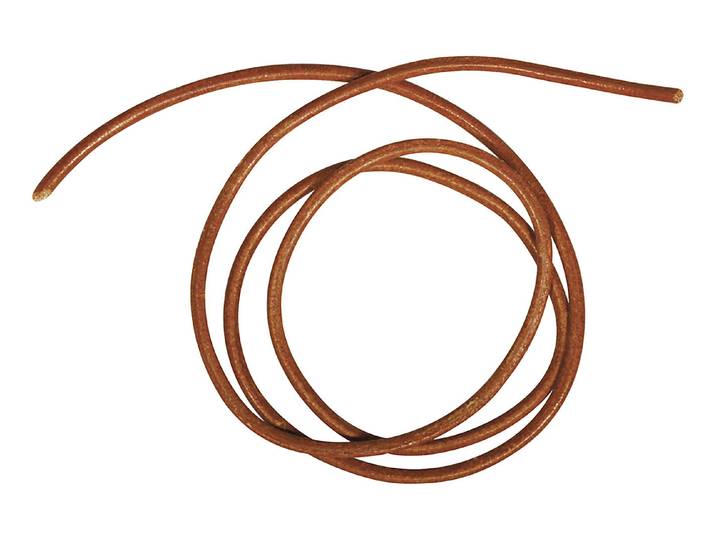 Rayher Rundriemen Rindleder 100 cm 2 Stück