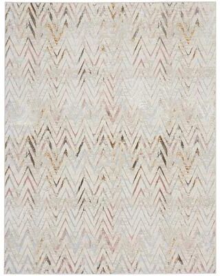 Nourison Glam Indoor Multicolored Chevron Area Rug